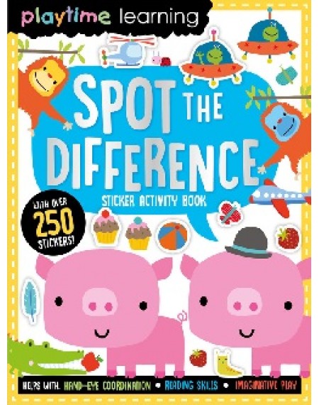 Playtime Learning : Spot The Difference Sticker Activity