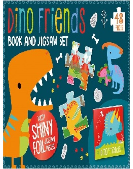 Touch and Play Jigsaw And Book Dino Friends