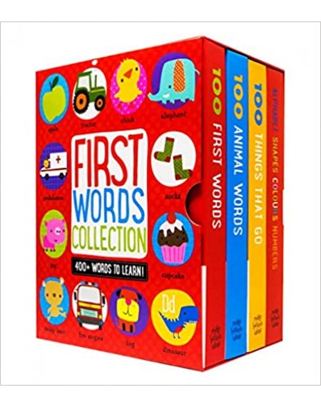 First 100 Illustrated 4 Set Board Book