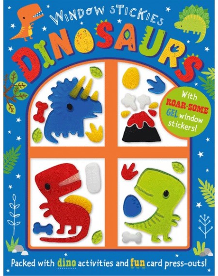Window Stickies Activity Book : Dinosaurs
