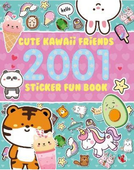 Sticker Book : Cute Kawaii Friends 2001