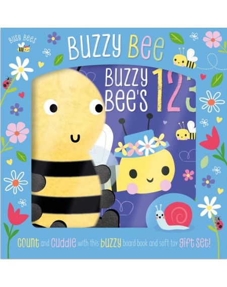 Busy Bees Buzzy Bee Book & Plush Box Set