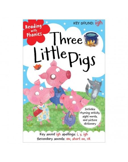 Reading with Phonics Three Little Pigs Paperback
