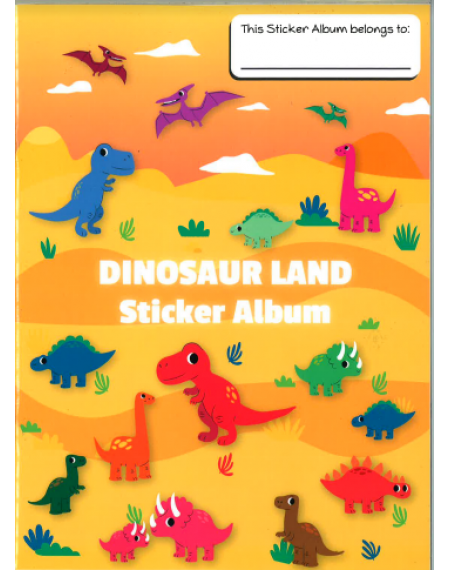 Sticker Album : DInosaur Land