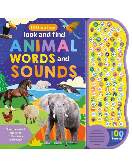 100 Button Sound Book - Animal Words & Sounds