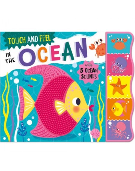 5 Button Sound Book: Touch and Feel Silicone Sound Books Ocean
