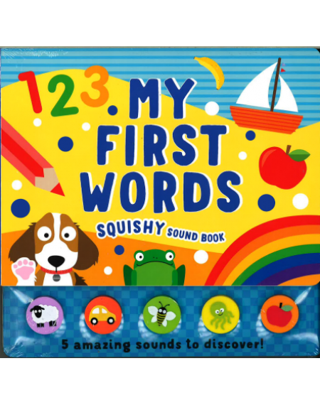 Press/Play Silicon Sound Book - First Words