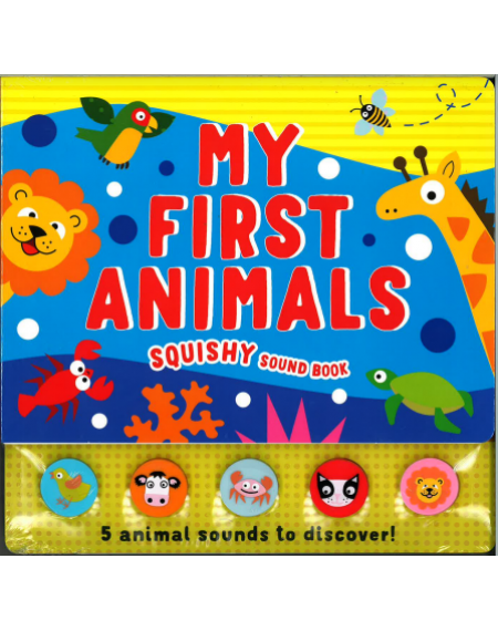 Press/Play Silicon Sound Book - First Animals