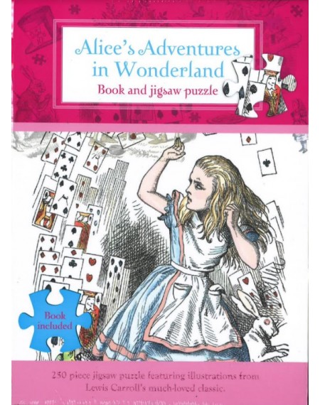 Bath Classics Paperback Book & Puzzle Set - Alice In Wonderland