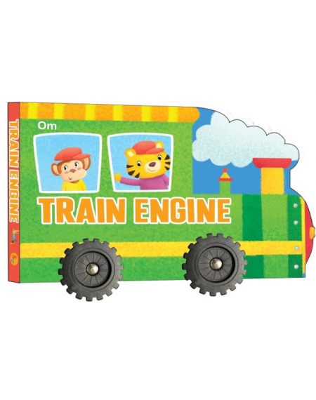 Cut-out Board Book: Train Engine