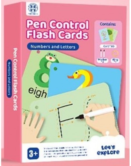 Pen Control Flash Cards : Number & Letters