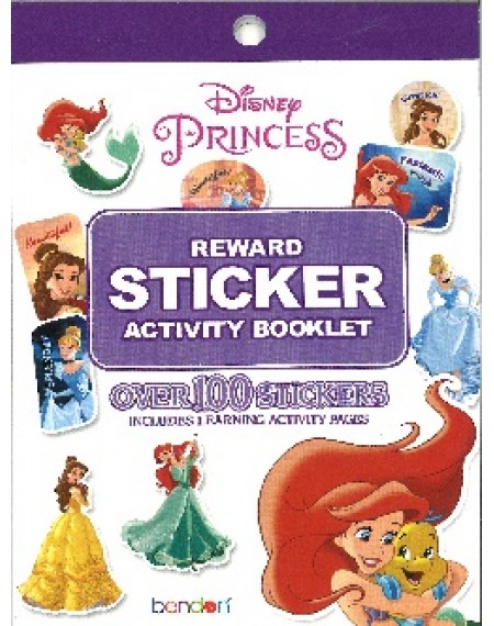 Mini Reward Stickers Sticker Pad :Princess