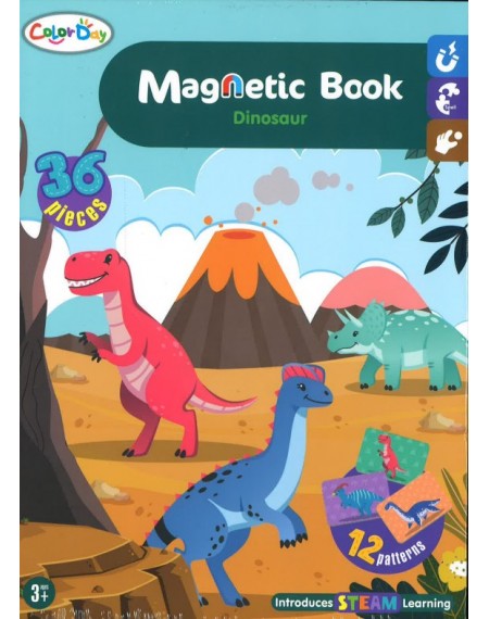 Magnetic Book : Dinosaur