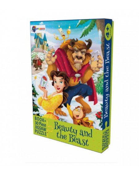 Book And 30 Piece Jigsaw Puzzle : Beauty & the Beast