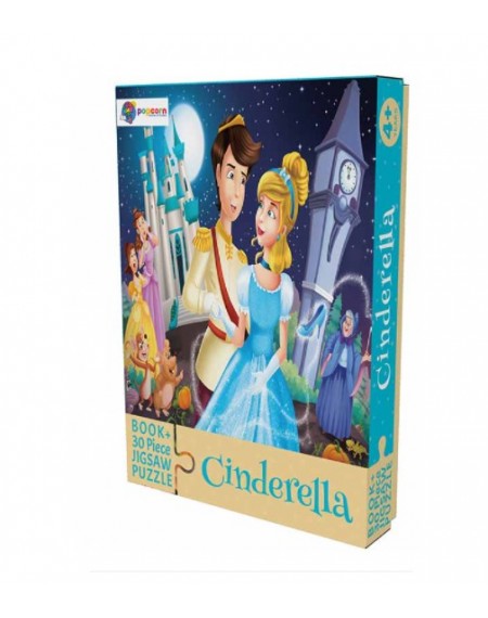 Book And 30 Piece Jigsaw Puzzle : Cinderella