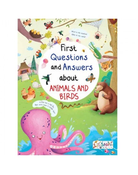 First Questions and Answers about Animals and Birds Board book