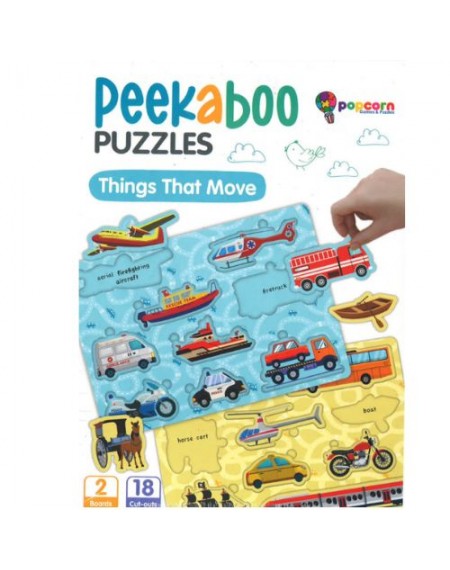 Peekaboo puzzles Things that move