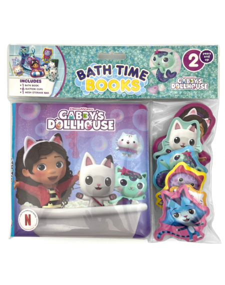 Gabby's Dollhouse Bath Time Book (EVA)