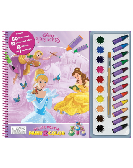 Deluxe Poster Paint & Color - Disney Princess