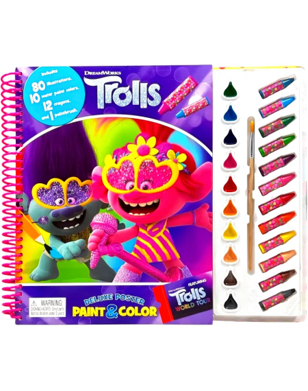 Deluxe Poster Paint & Color - Trolls 2