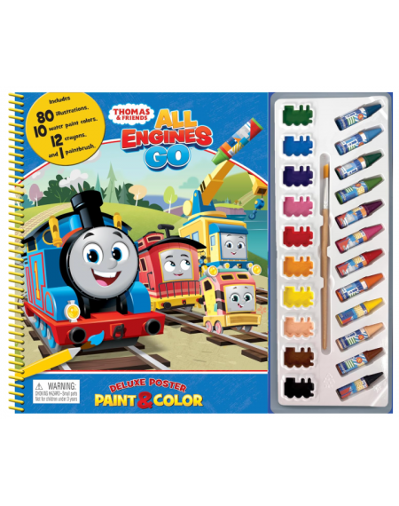 Deluxe Poster Paint & Color - Thomas All Engines Go