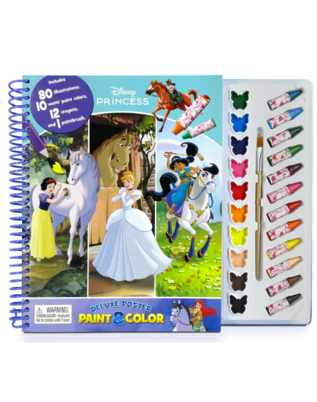 Deluxe Poster Paint & Color - Disney Princess
