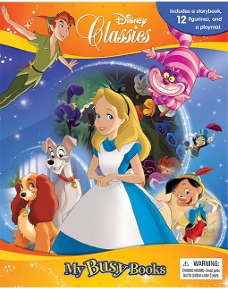 My Busy Book : Disney Classics (Peter Pan/Pino/Lady/Alice)