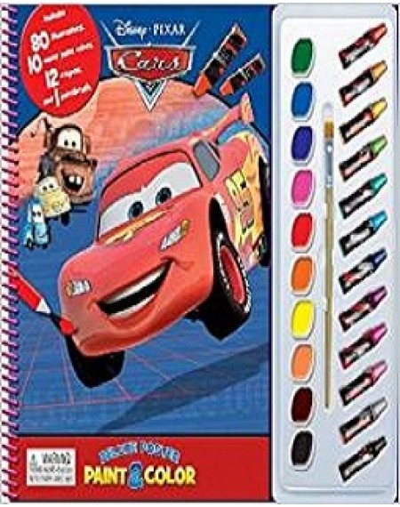 Deluxe Poster Paint And Crayon Assort : Disney Cars