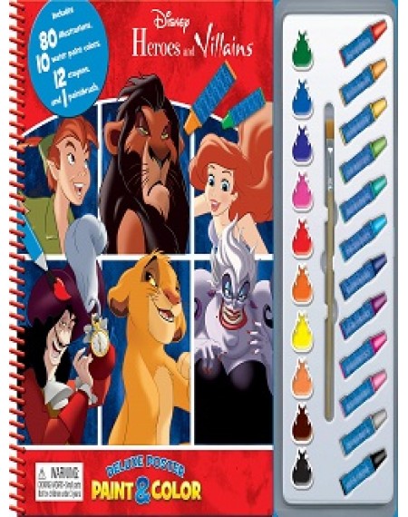 Deluxe Poster Paint : Disney Heroes & Villans