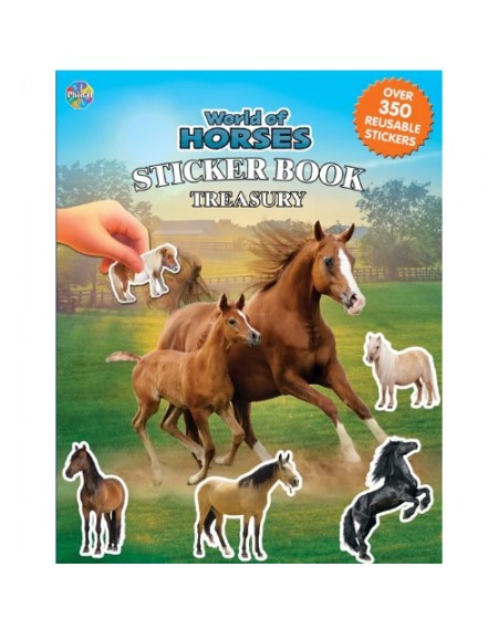 Sticker Book Treasury : World of Horses