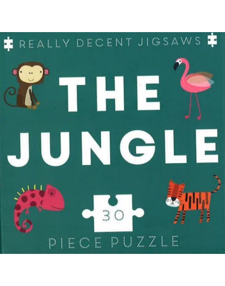 30 piece jigsaw cube : Jungle