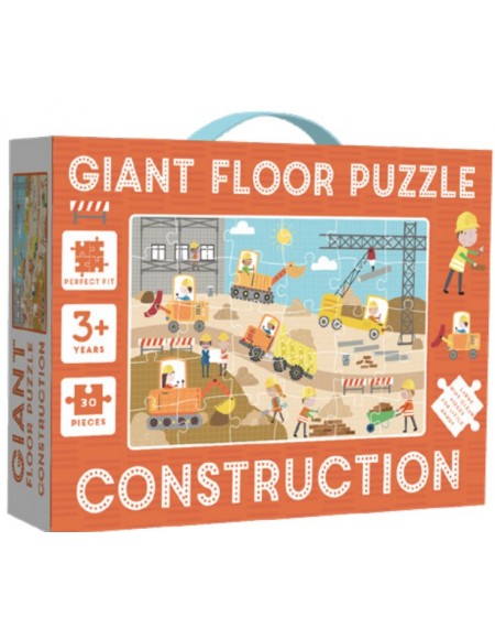 Giant floor puzzle Title:  Construction