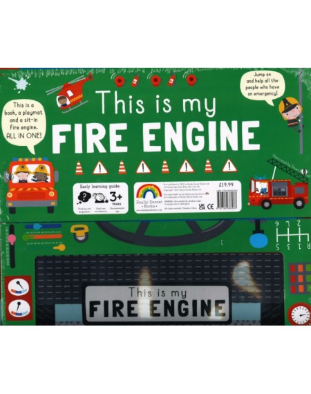 This Is My Fire Engine (Convertible Book: Book, Playmat And Sit-In Train All In One)