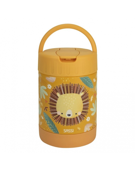 Stainless Steel Food Jar: Chompy the Lion (350ml)