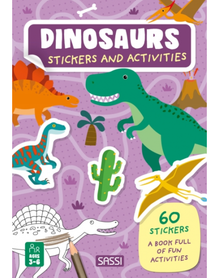 60 Stickers & Activities – Dinosaurs