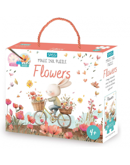 Magic Ink Puzzle - Flowers