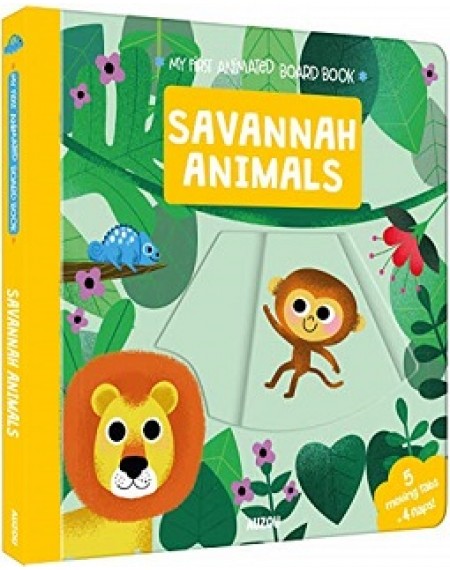 My First Animated Board Book: Savannah Animals