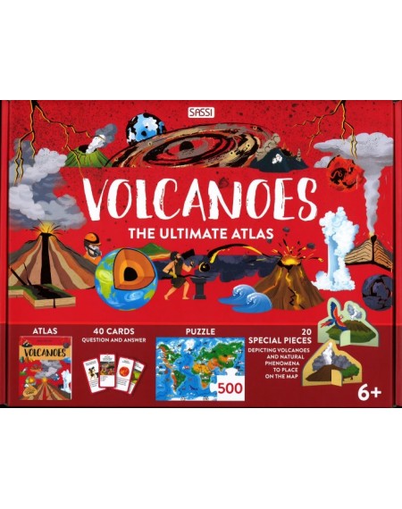 Mega Atlas : The Ultimate Volcanoes Atlas (500 piece)