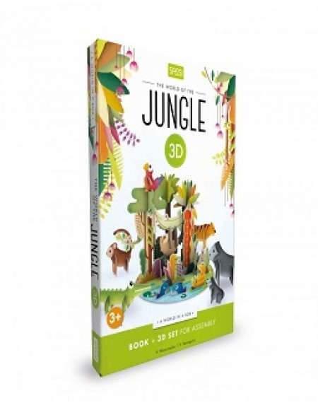 BOOK & 3D SET - A WORLD IN A BOX. THE WORLD OF THE JUNGLE 3D