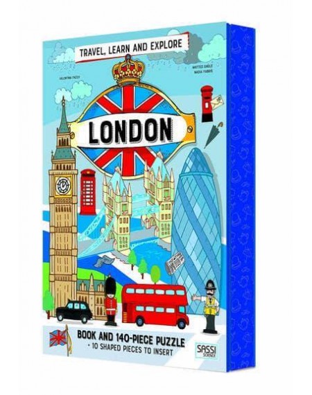 Book and Puzzle: Travel, Learn And Explore Cities : London