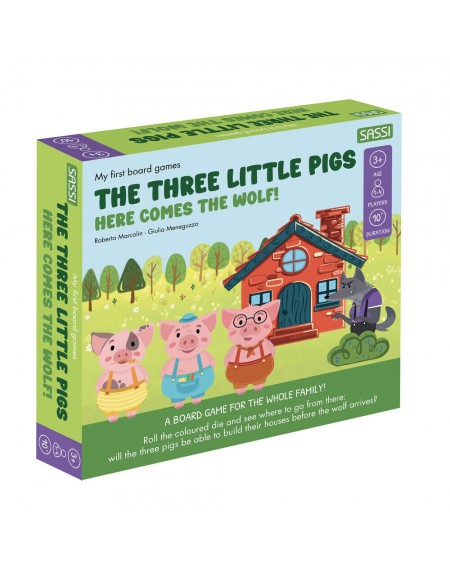My first board games: The three little pigs here comes the wolf!
