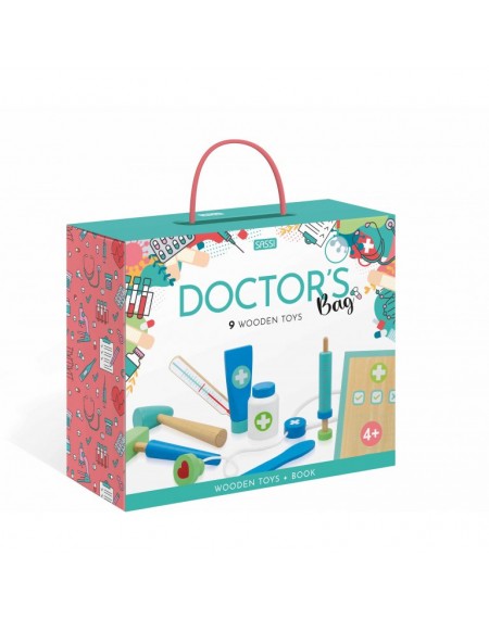 Wooden Toys And Book : The Doctor