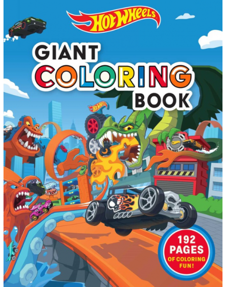 Hot Wheels: Giant Coloring Book