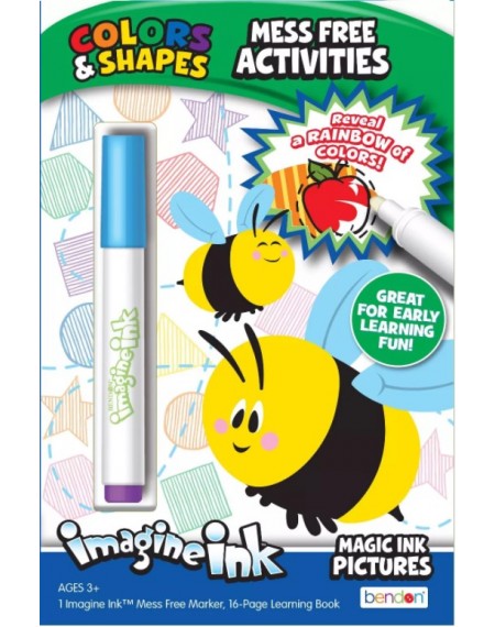 Digest Imagine Ink Magic Ink Pictures Learning Book : Shapes & Colours