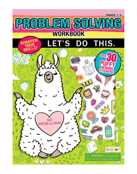 Workbook With Puffy Stickers : Problem Solving