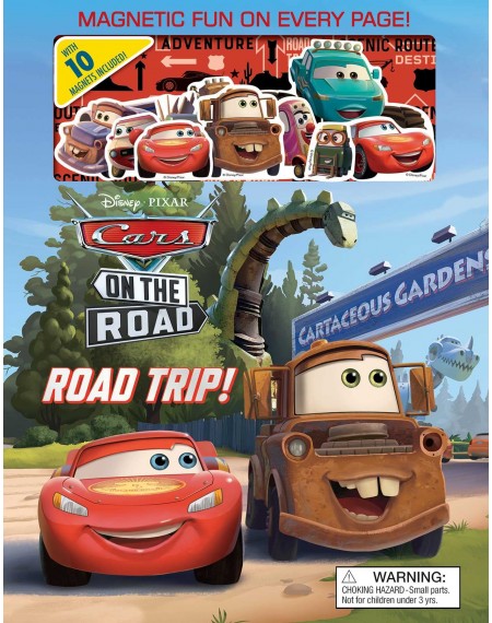 Disney Pixar: Cars on the Road: Road Trip! Magnetic Book