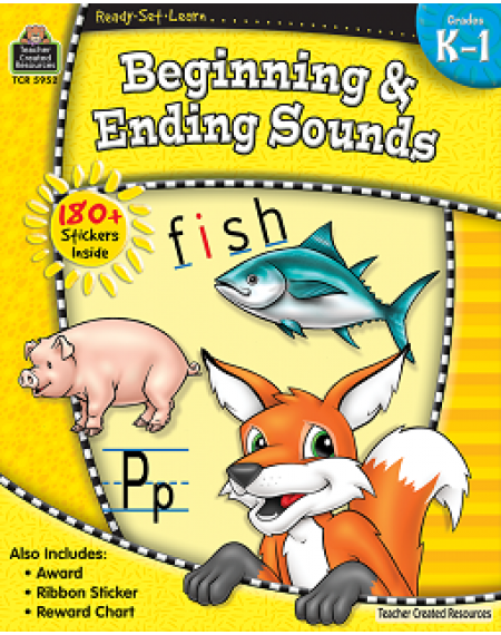 Ready Set Learn : Beginning And Ending Sounds Grade K - 1
