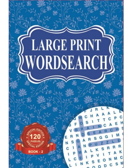 A5 Large Print Wordsearch Book Series 4175 (Book2)