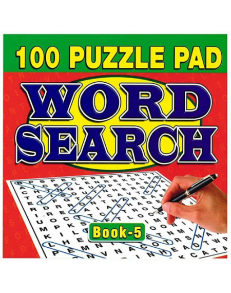 100 Puzzles Pad: Word Search Book 5