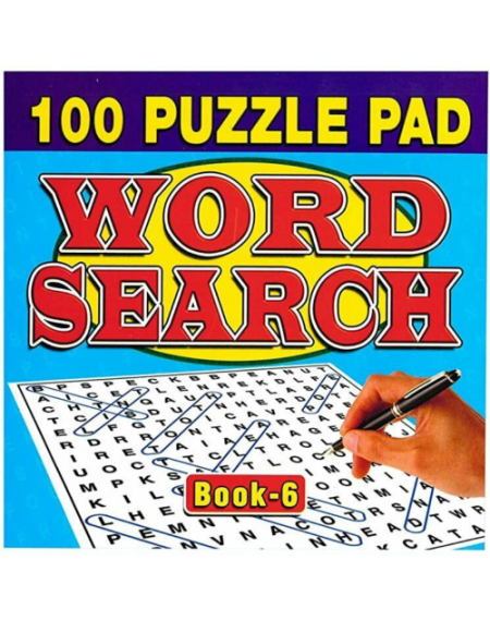 100 Puzzles Pad: Word Search Book 6